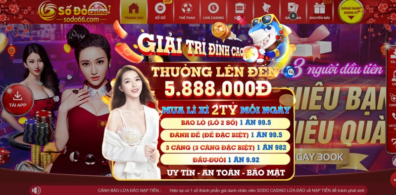 Trang chủ nhà cái Sodo66